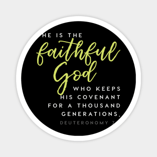 Faithful God | Christian Design Magnet